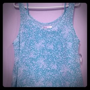NWT Double Camisole Ruffled Blouse by Old Navy